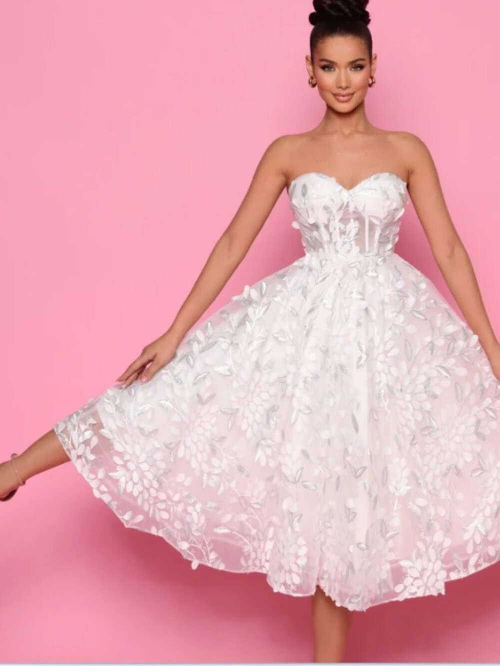 Nicoletta Cocktail / Reception / Wedding Dress sz 10 - Picture 1 of 4